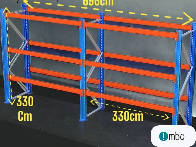 Regały magazynowe paletowe regał paletowy - 1